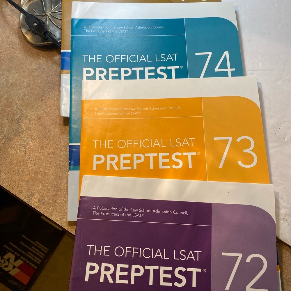 LSAT PrepTest Books Set 72-75